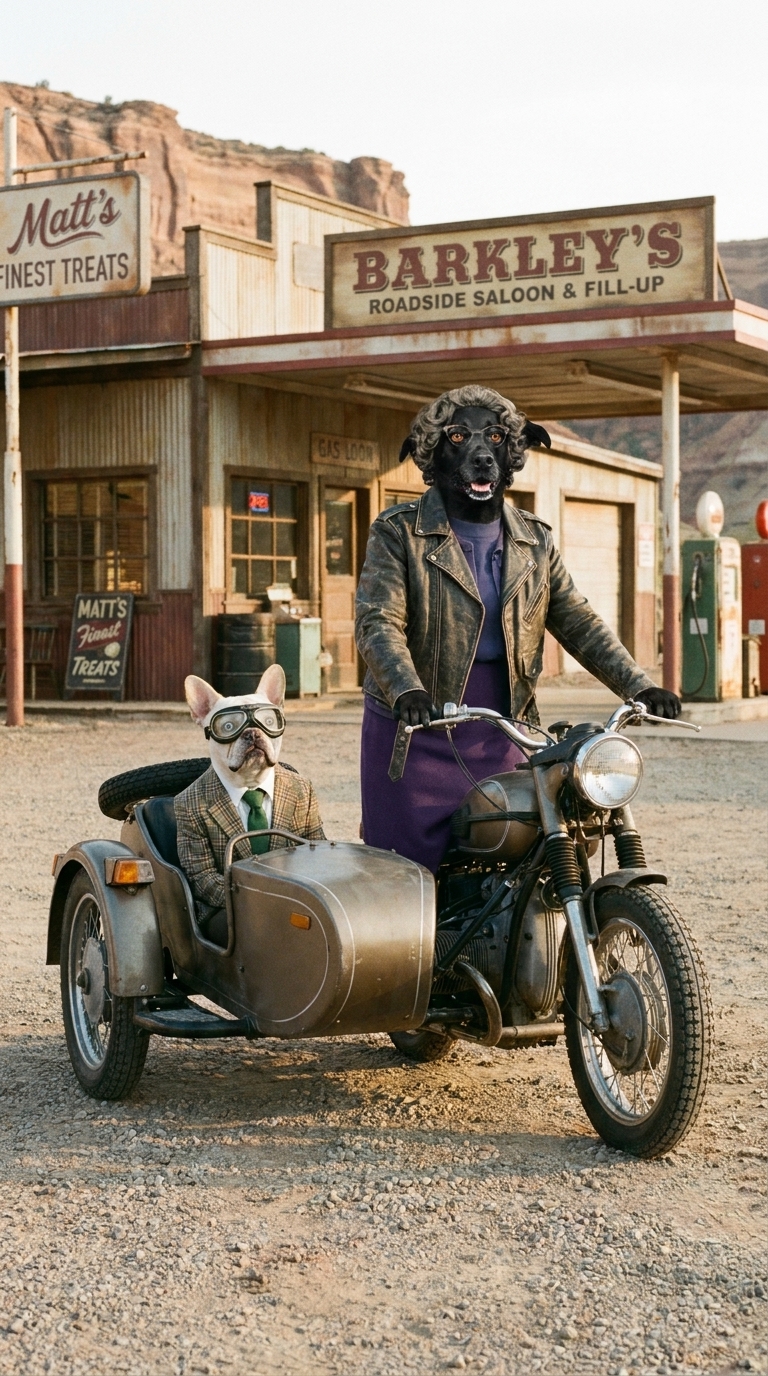 Biker Side Car (Veo) — AI video template preview