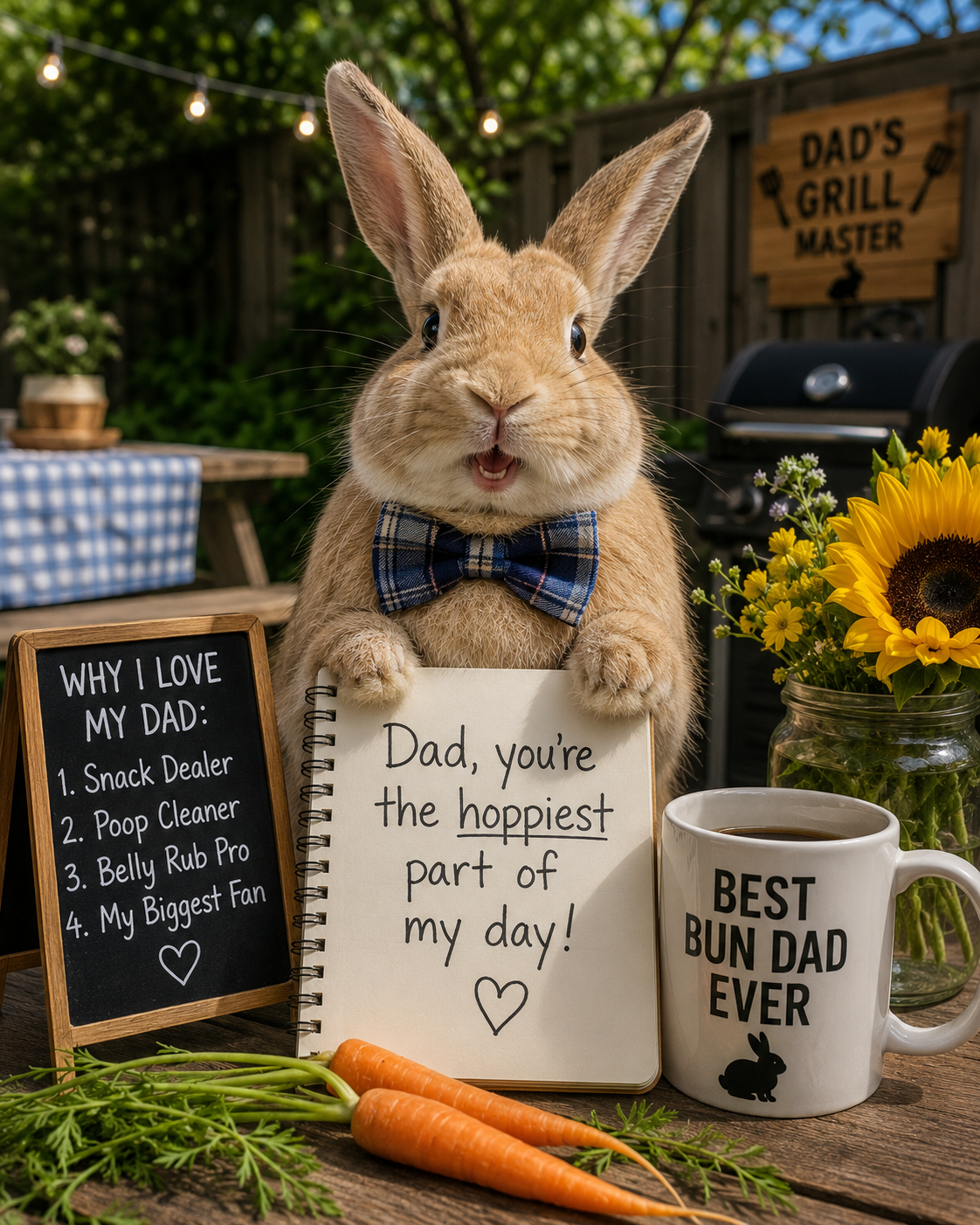 A Message From My Pet About Dad — AI video template preview
