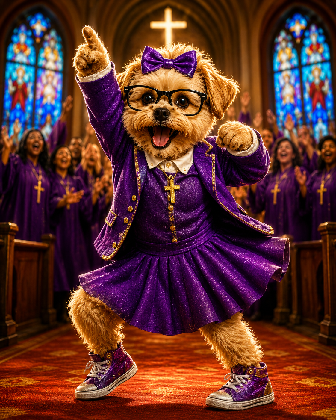 High-Energy Gospel Celebration Dance — AI video template preview