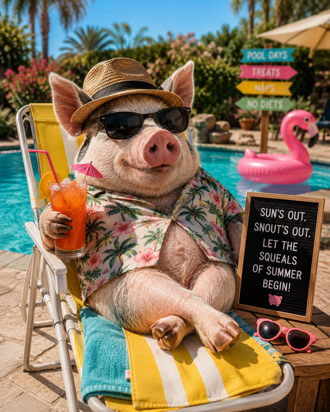 My Summer Plans (According to My Pet) — AI video template preview