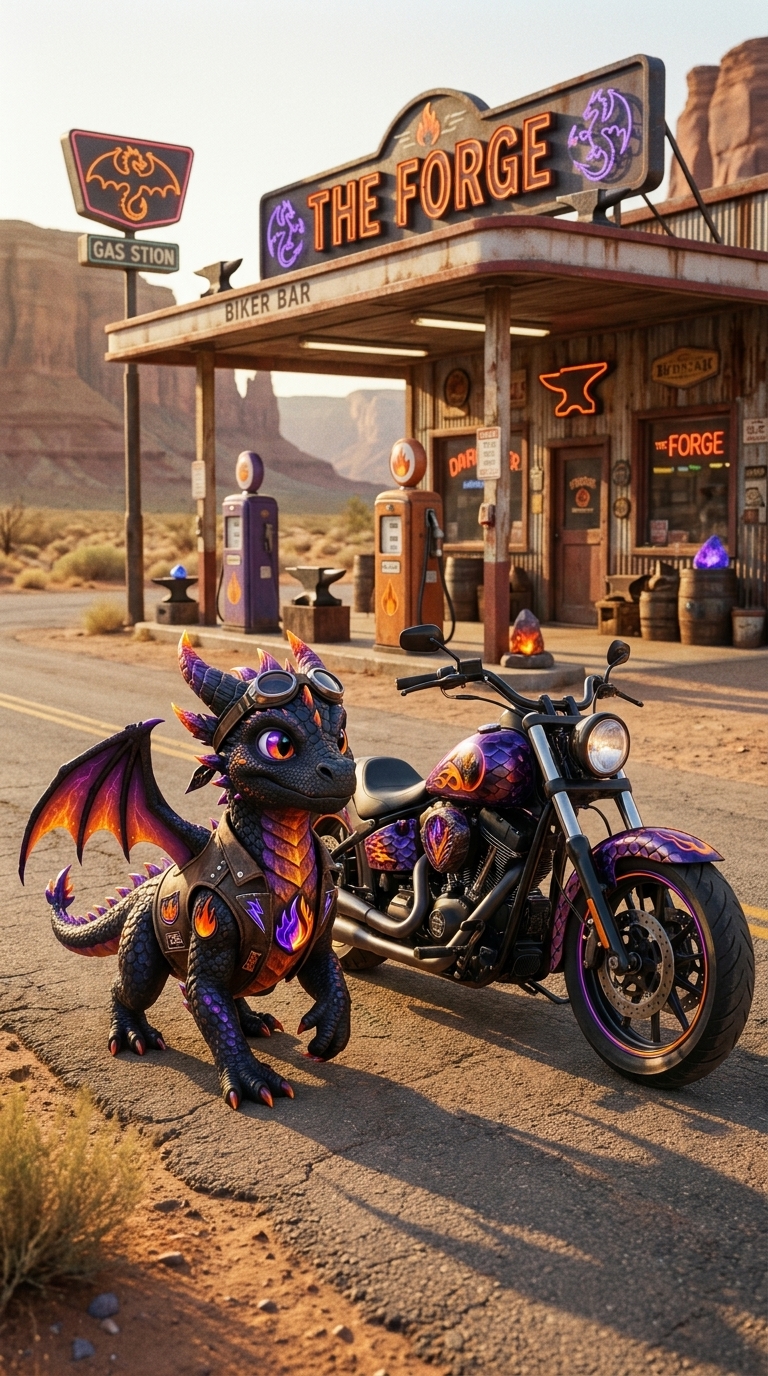 Bad Ass Biker — AI video template preview