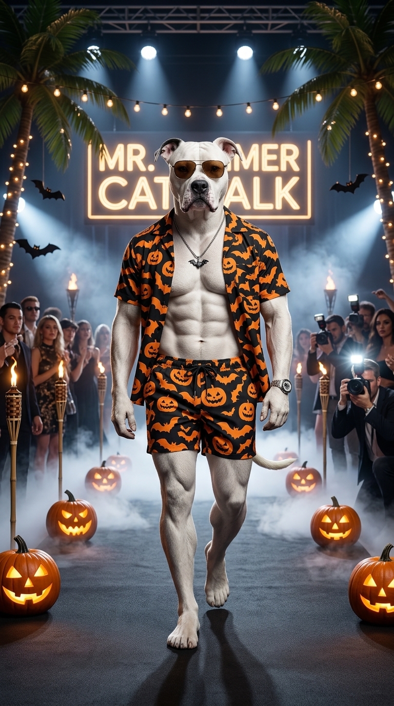 Mr. Summerween - Catwalk — AI video template preview