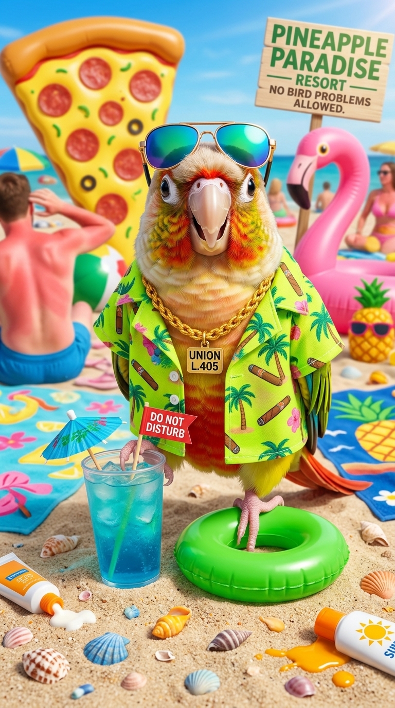 Summer Beach Outfit — AI video template preview