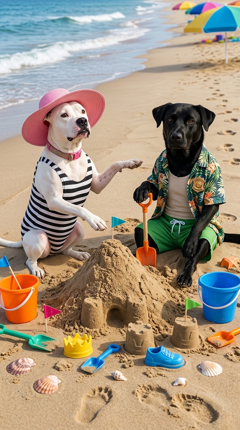Sandcastle — AI video template preview