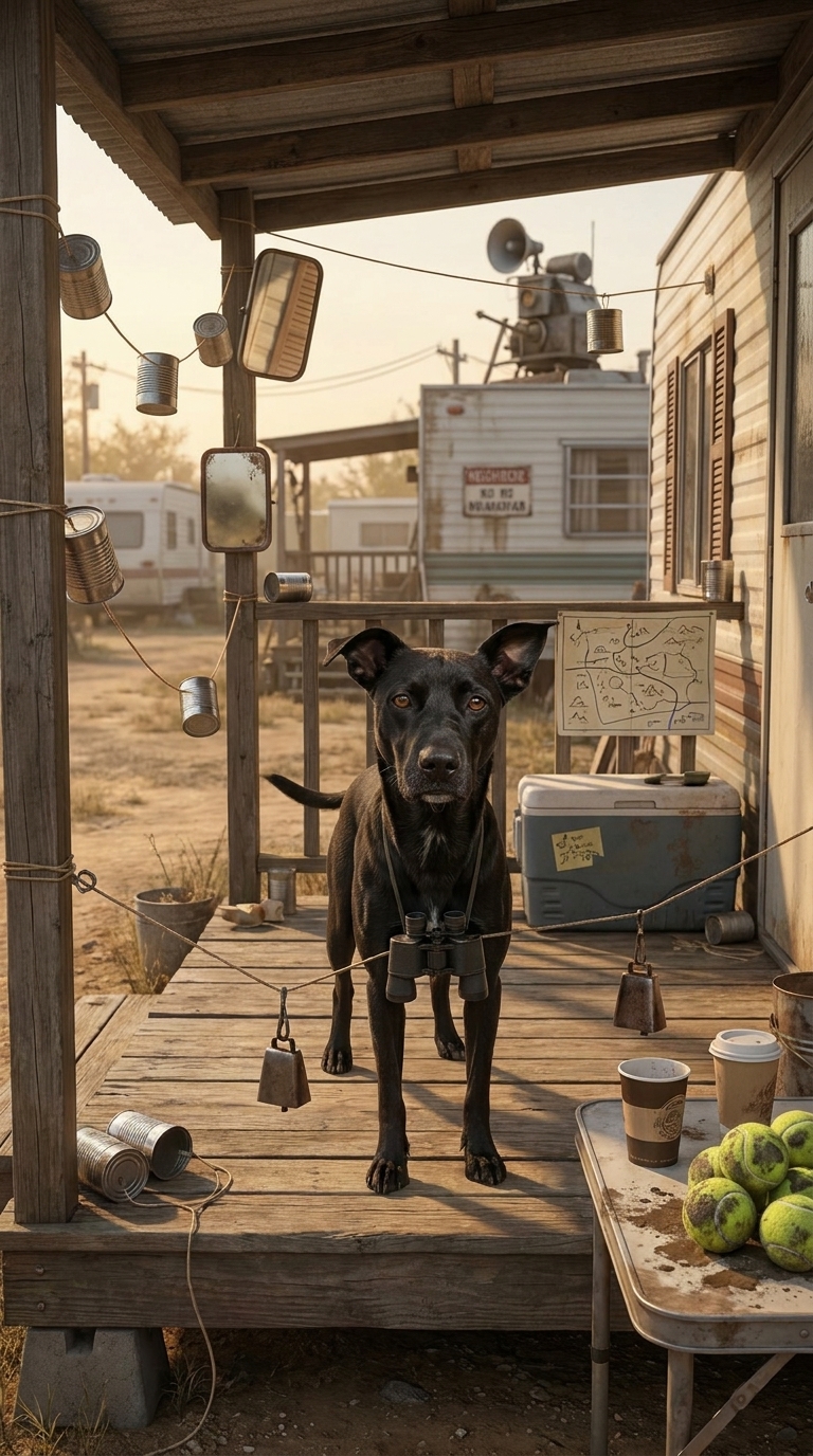 Pet Life in the Trailer Park — AI video template preview